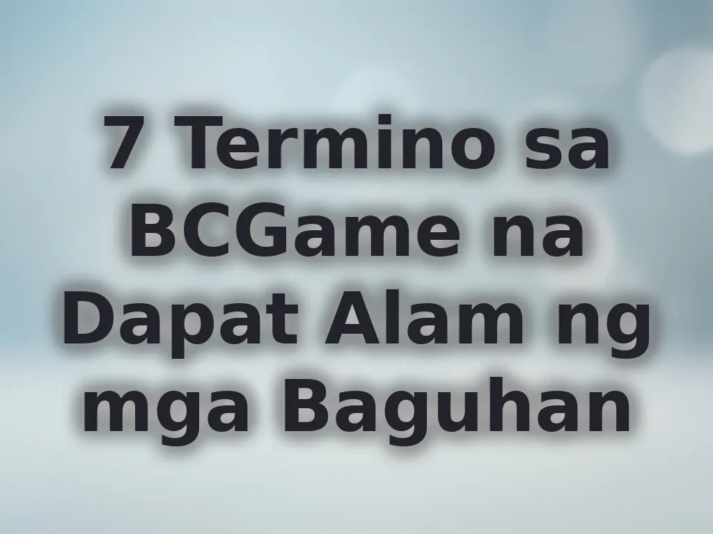 Termino sa Pagtaya