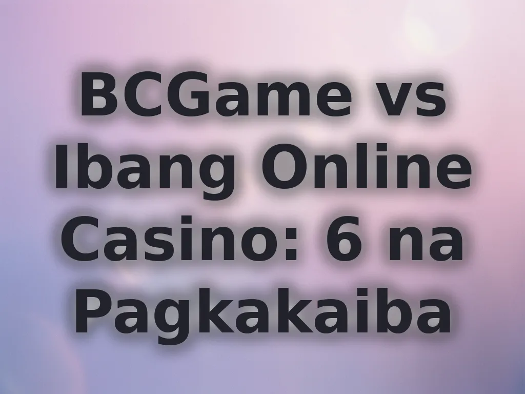Pagkumpara ng casino